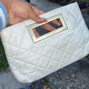 Michael Kors Berkeley quilted handbag clutch purse